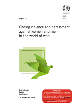Ending Violence and Harassment Against Women and Men in the World of Work