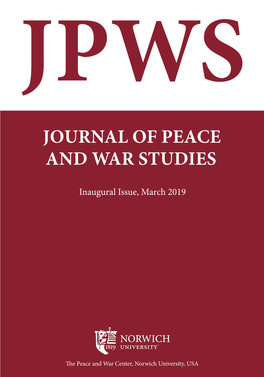 Journal of Peace and War Studies