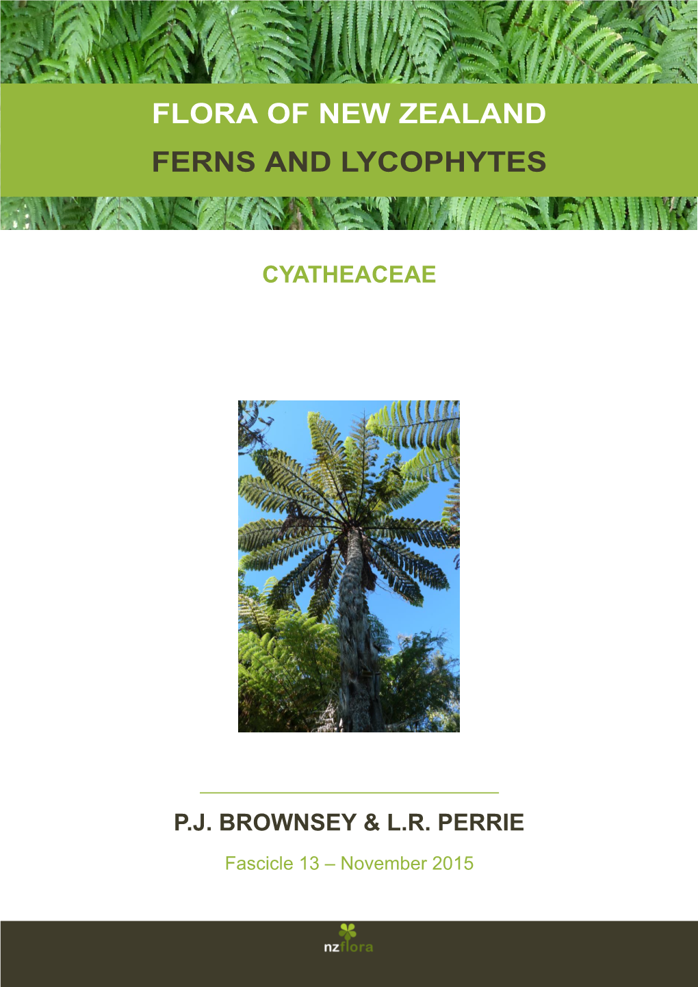 Flora of New Zealand Ferns and Lycophytes