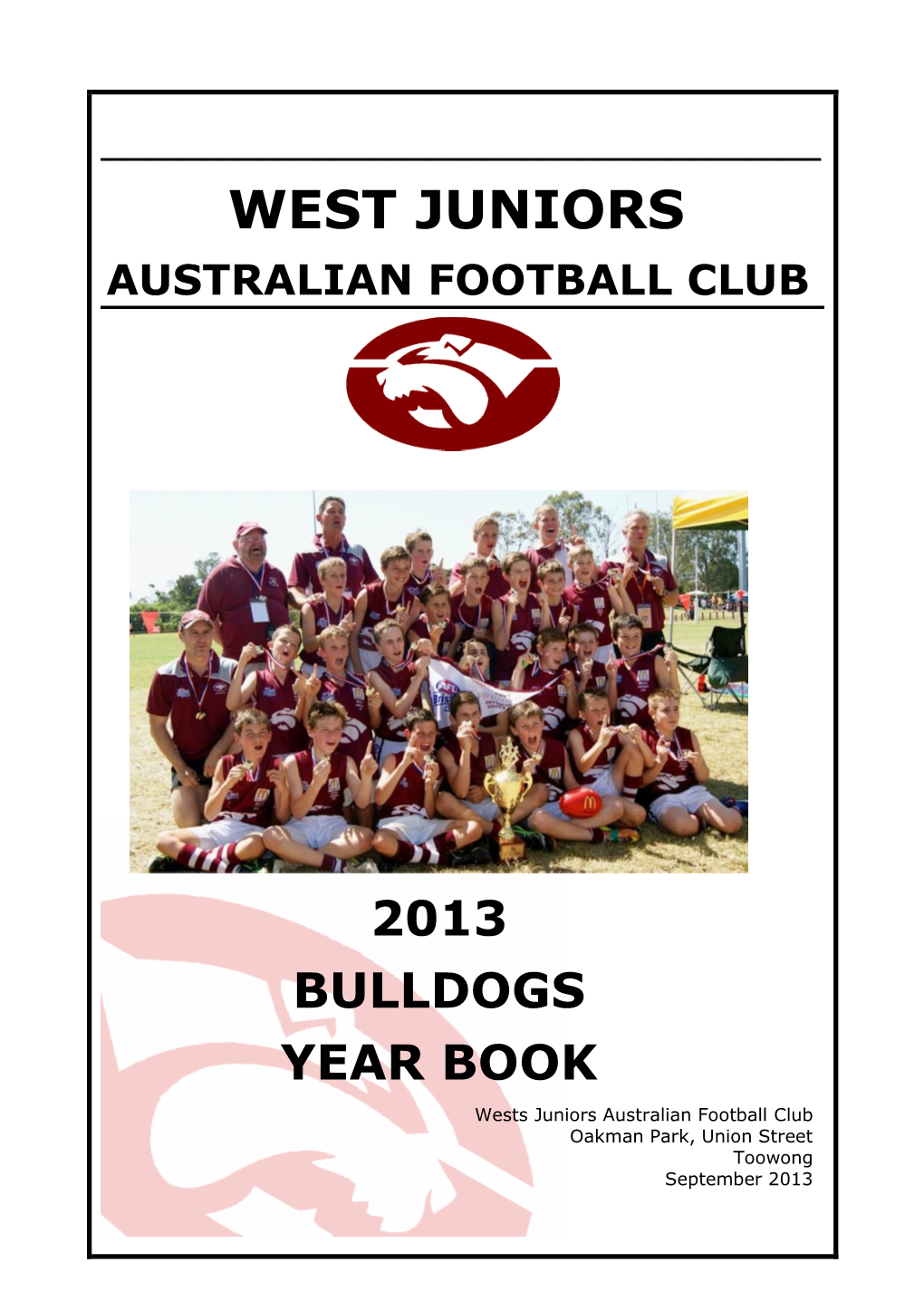 West Juniors Australian Football Club