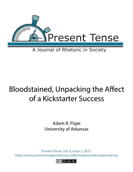 Bloodstained, Unpacking the Affect of a Kickstarter Success