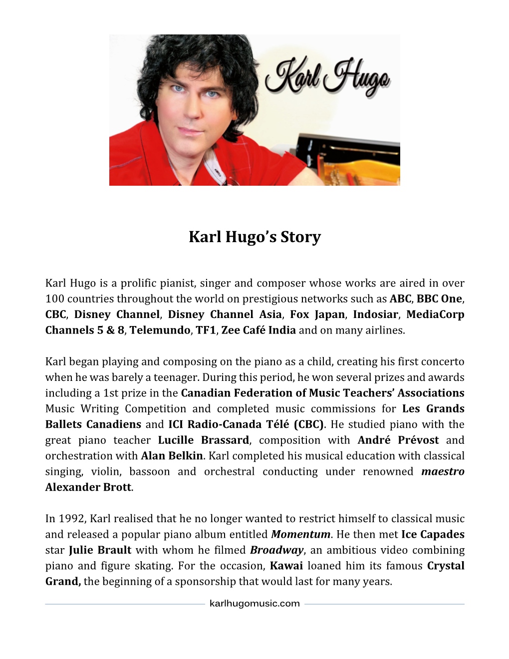 Karl Hugo's Story