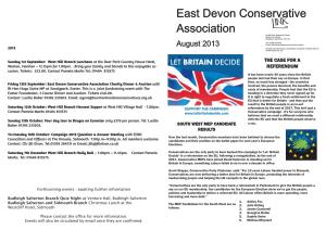 East Devon Conservative Association
