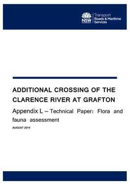 Appendix L – Technical Paper: Flora and Fauna Assessment