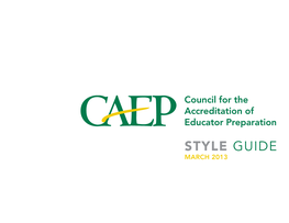 CAEP Logo Style Guide