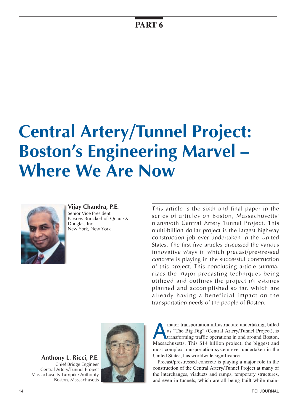 Central Artery/Tunnel Project: Boston's Engineering Marvel
