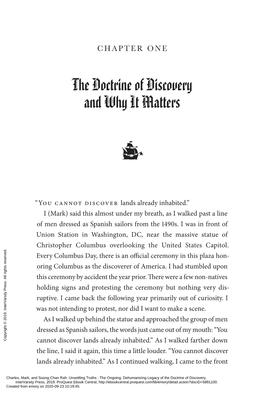 The Doctrine of Discovery and Why It Matters