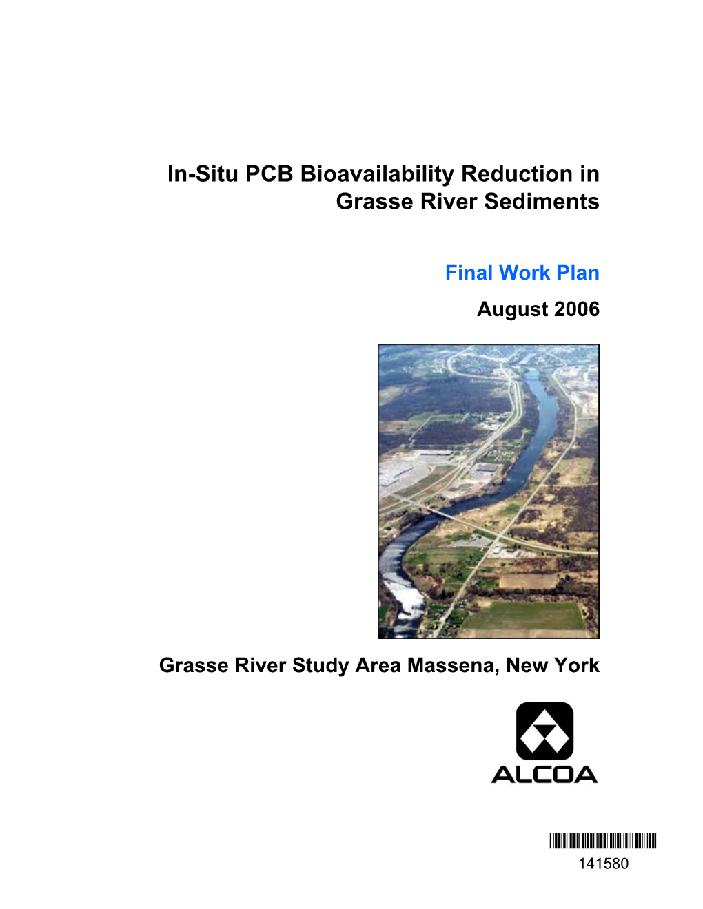 Final Work Plan of the In-Situ Pcb Bioavailability