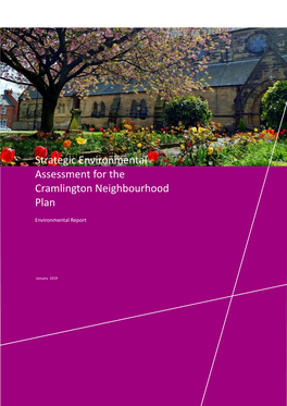 Strategic Environmental Assessment for the Cramlington Neighbourhood