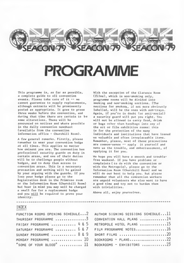 Pocket Programme