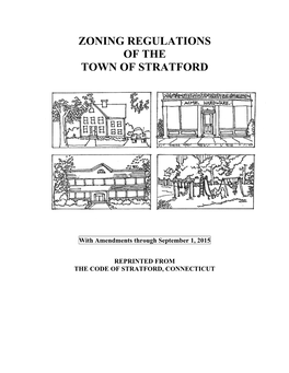 Zoning Regulations of the Town of Stratford