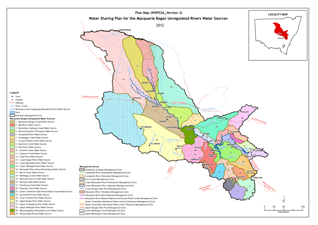 Water Sharing Plan for the Macquarie Bogan Unregulated Rivers Water