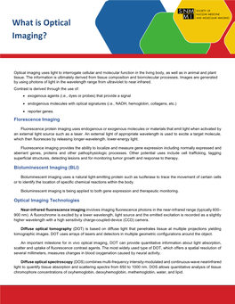 What Is Optical Imaging?