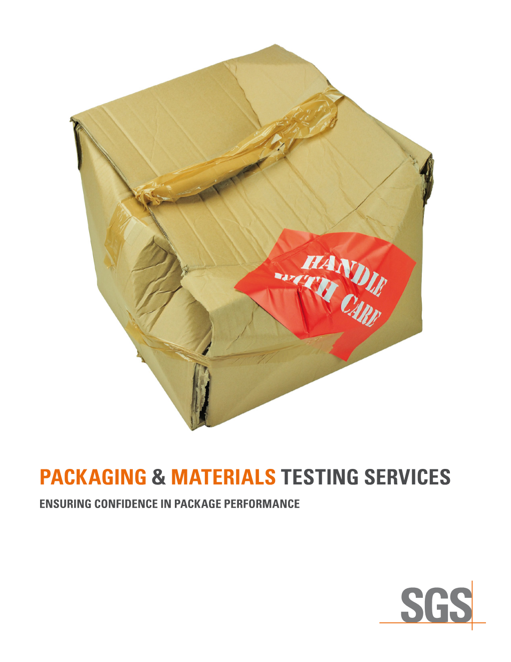 SGS Packaging and Materials Testing Brochure