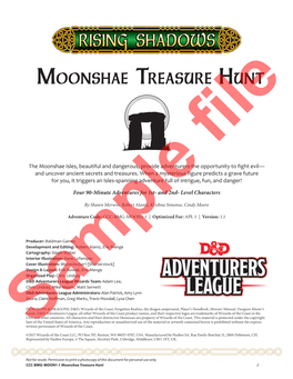 Moonshae Treasure Hunt