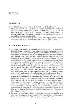 Introduction 1 the Scope of Ethics