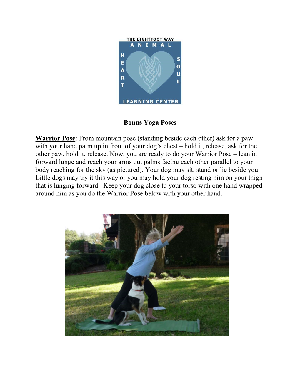 Bonus Yoga Poses Warrior Pose: from Mountain Pose (Standing