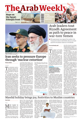 Arab Leaders Tout Riyadh Agreement As Path to Peace in War-Torn Yemen