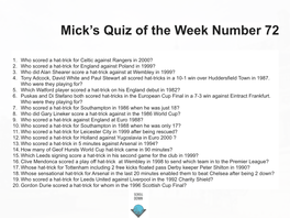 Quiz Week 72 Q&A