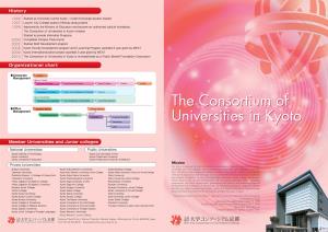 Leaflet the Consortium of Universities in Kyoto