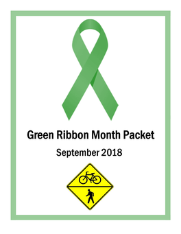 Green Ribbon Month Packet September 2018