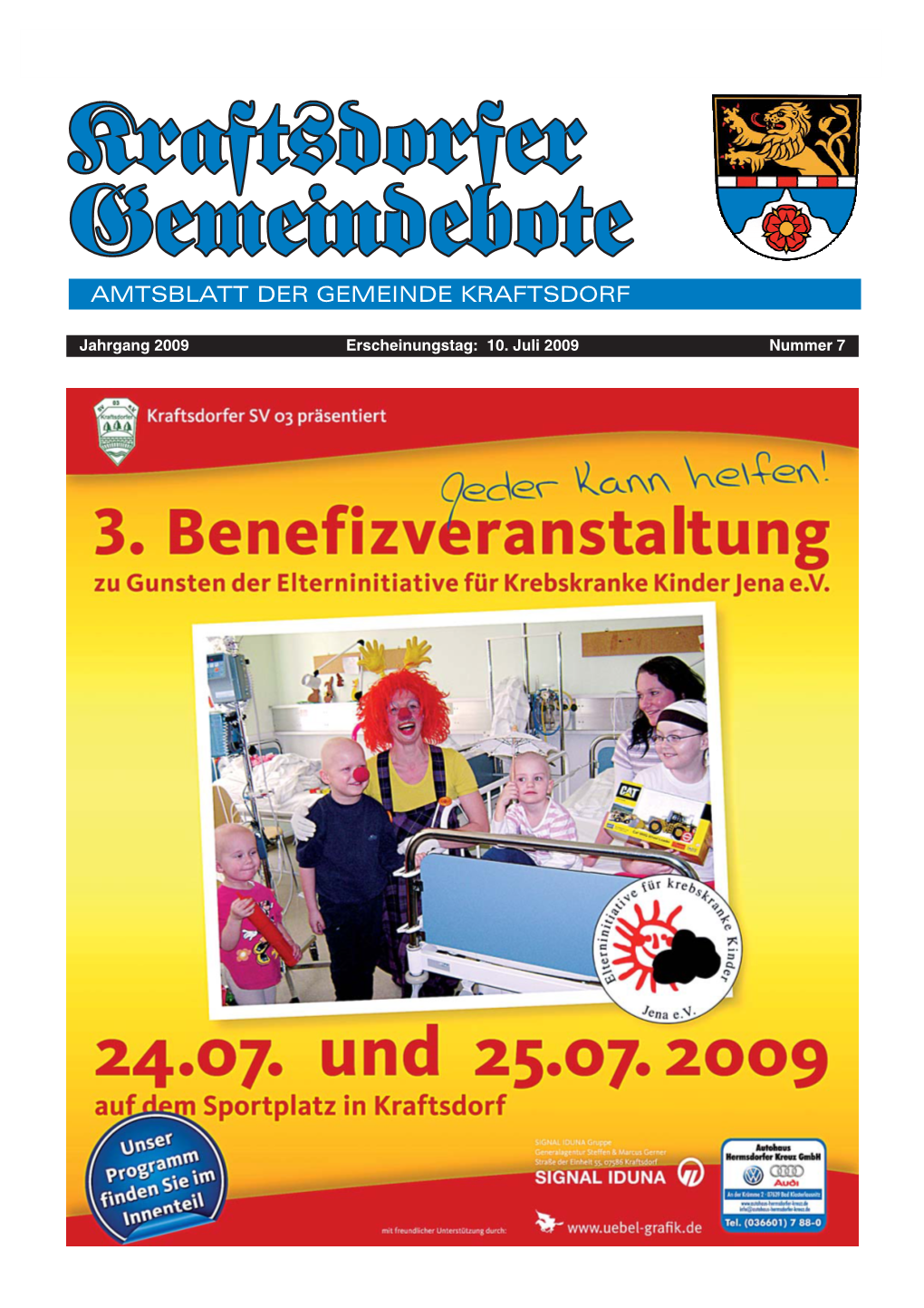 10. Juli 2009 Nummer 7 Seite 2 Freitag, 10