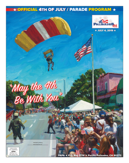 Official 4Th of July / Parade Program