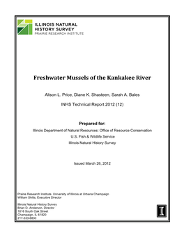 Freshwater Mussels of the Kankakee River