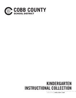 Instructional Collection Kindergarten