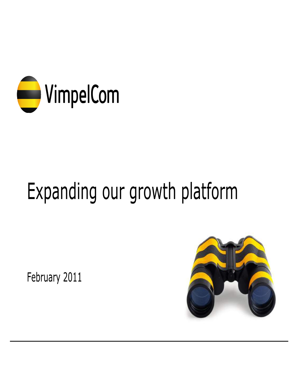 Expanding Our Growth Platform