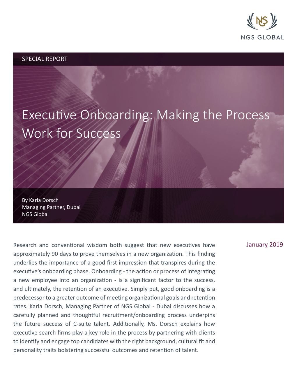 Executive Onboarding: Making the Process Work for Success