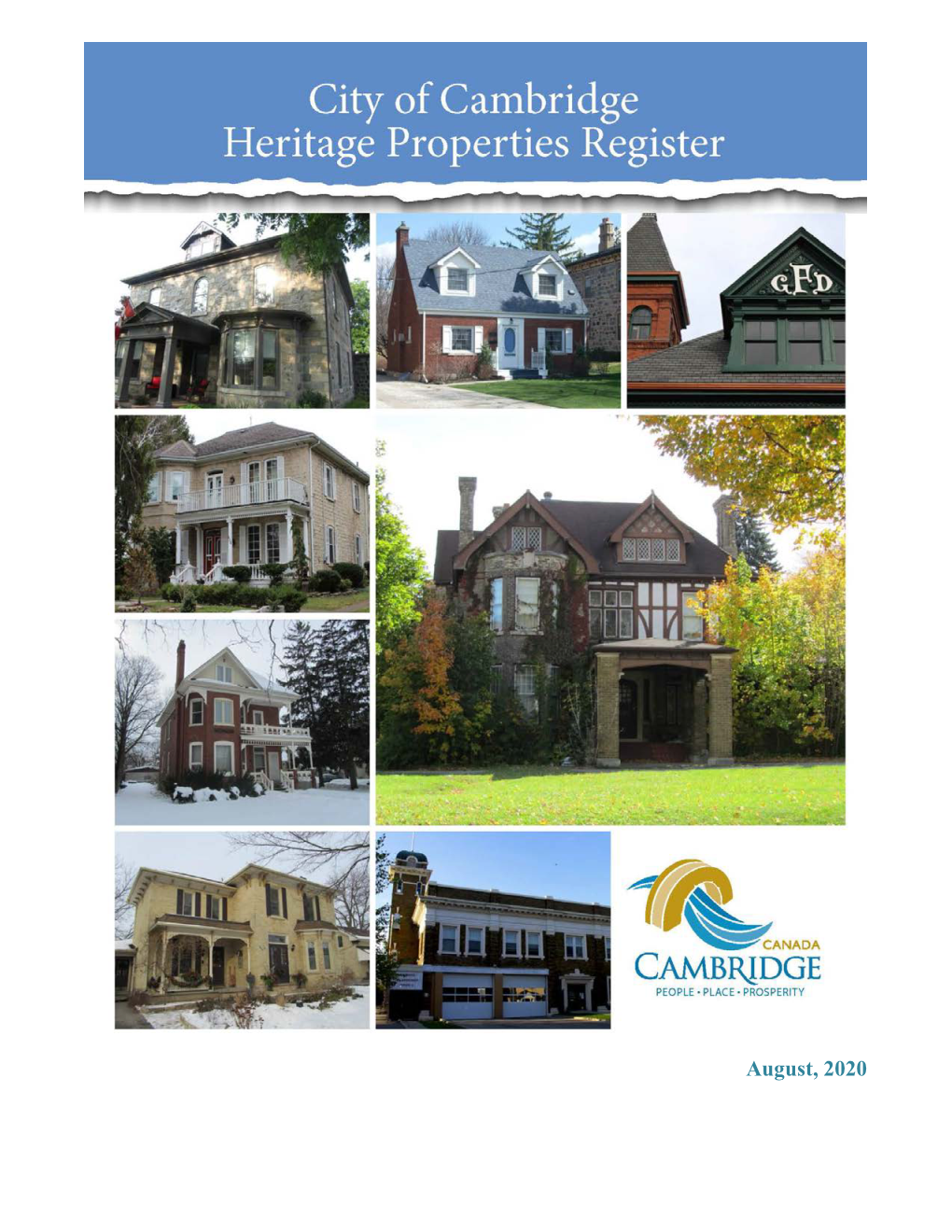 Heritage Properties Register- August 2020