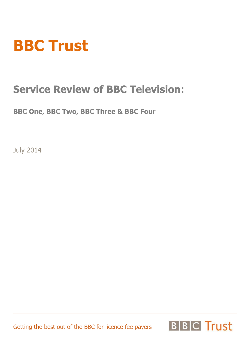 Review of BBC Television