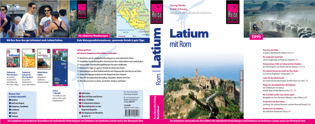 Latium/Italien: Viele Hintergrundinformationen, Spannende Details & Gute Tipps