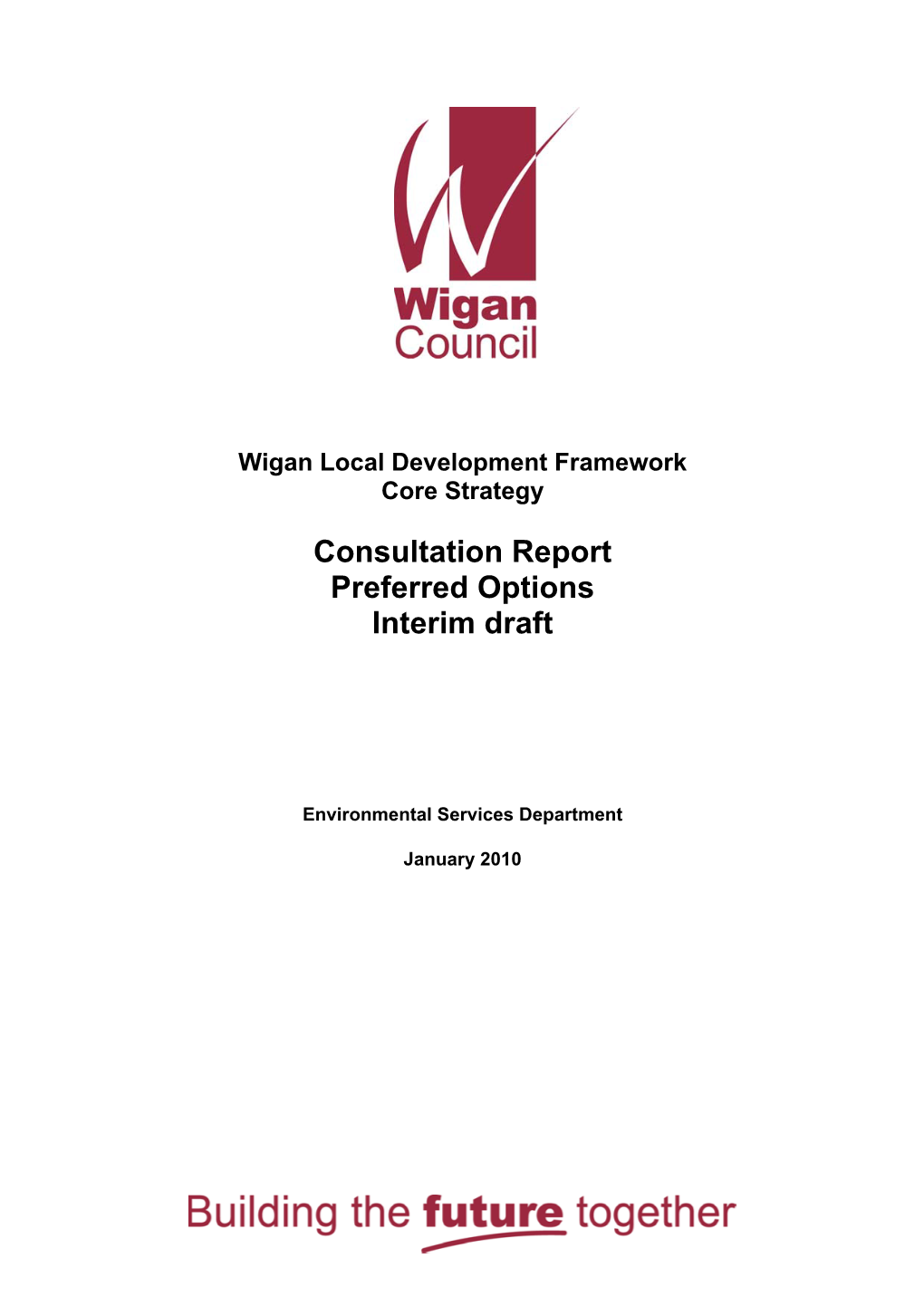 Consultation Report Preferred Options Interim Draft