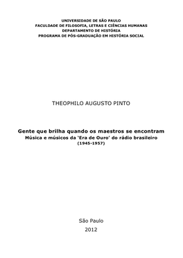 Theophilo Augusto Pinto