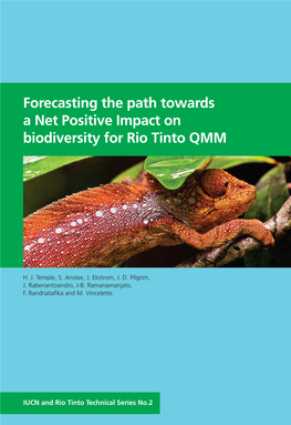 Forecasting the Path Towards a Net Positive Impact on Biodiversity for Rio Tinto QMM