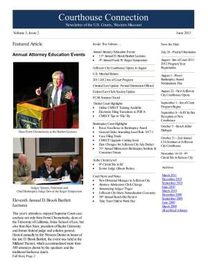 Courthouse Connection Newsletter of the U.S