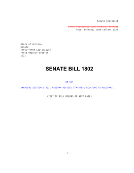 Senate Bill 1802