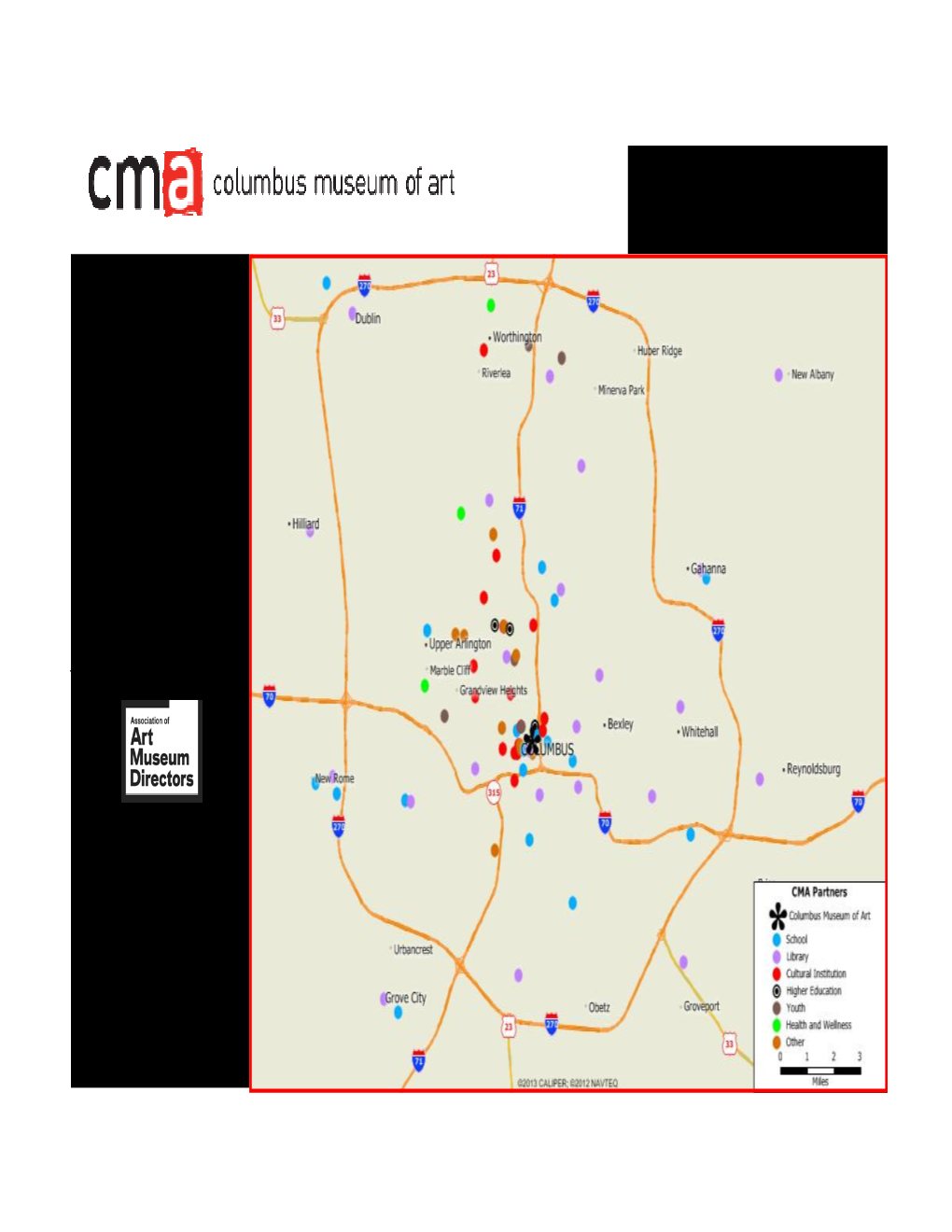 CMA Education Map 2012