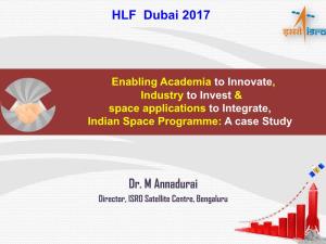 Dr. M Annadurai HLF Dubai 2017