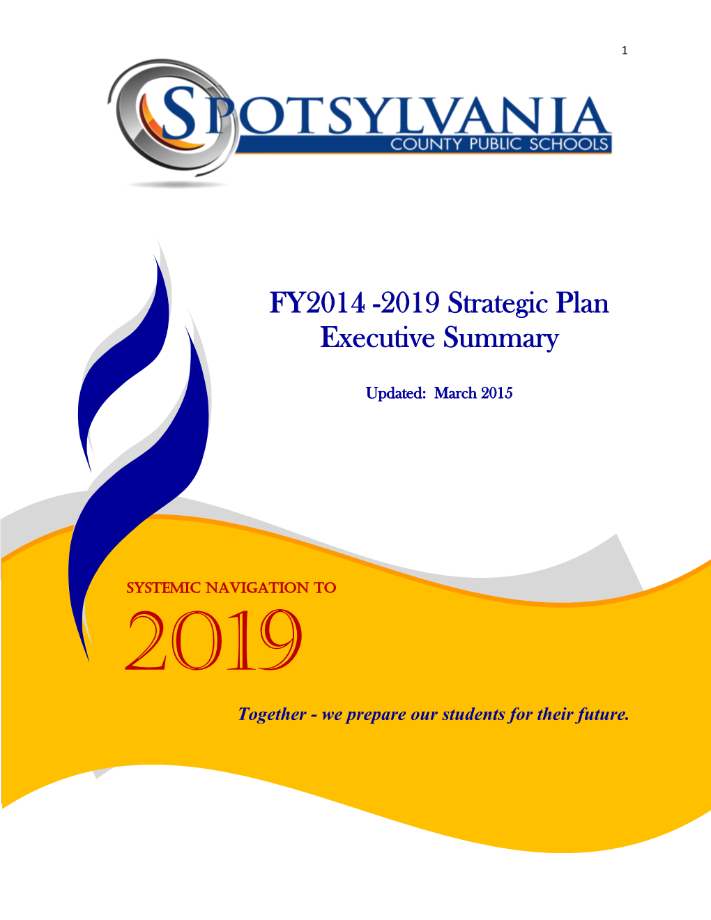 SCPS Strategic Plan Executive Summary