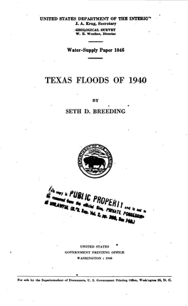 Texas Floods of 1940