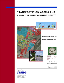 Transportation Access and Land Use Improvement Study
