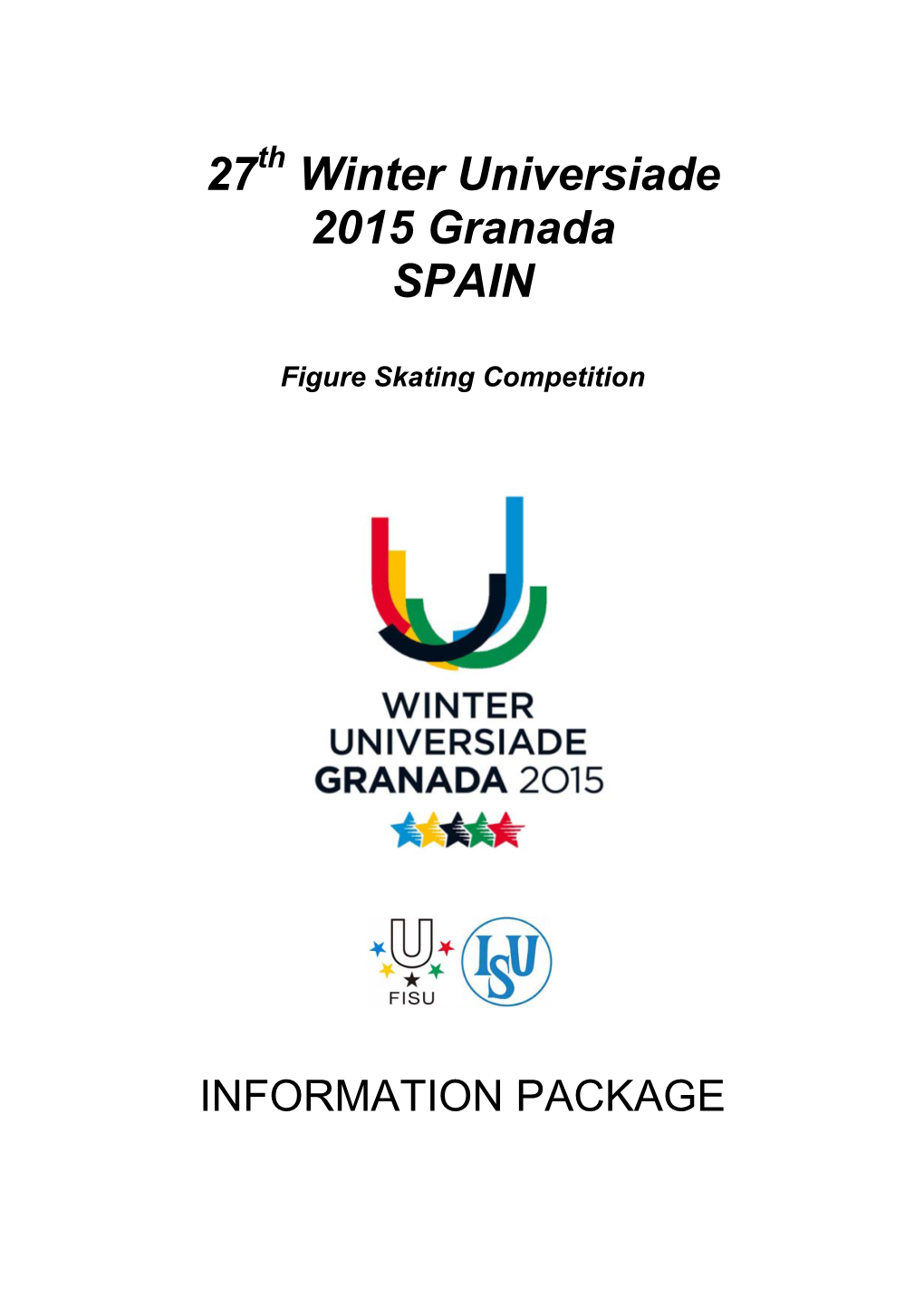 27 Winter Universiade 2015 Granada SPAIN