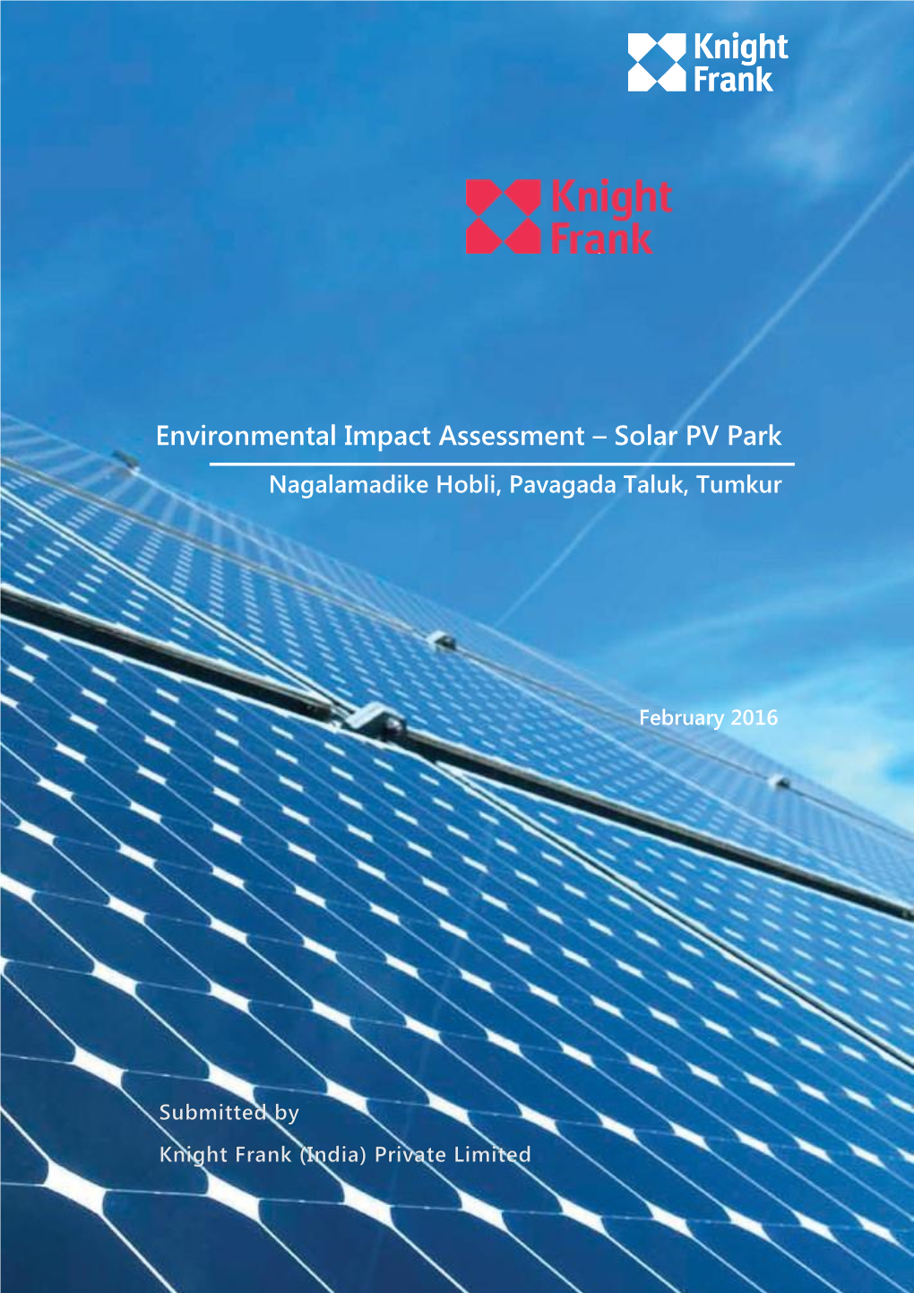 Environmental Impact Assessment – Solar PV Park Nagalamadike Hobli, Pavagada Taluk, Tumkur