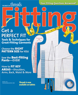 Get a PERFECT FIT Tools & Techniques for Great-Fitting Garments
