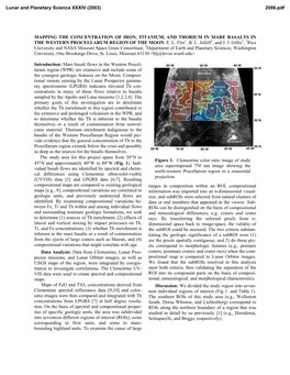 Mapping the Concentration of Iron, Titanium, and Thorium in Mare Basalts in the Western Procellarum Region of the Moon