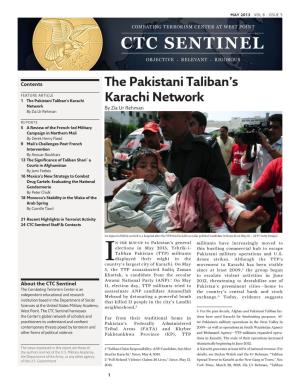 The Pakistani Taliban's Karachi Network