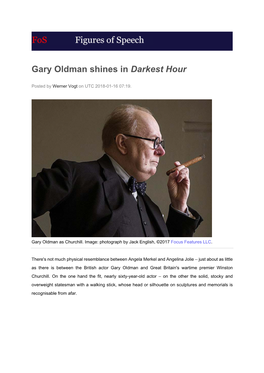 Gary Oldman Shines in Darkest Hour